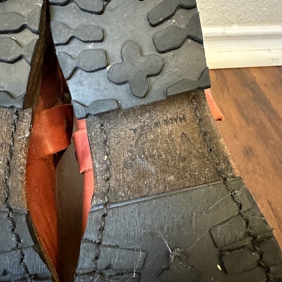 VINTAGE SHOE CO Eliza Slouch Engineer Harness Boot Reddish Brown USA MADE - Picture 12 of 14